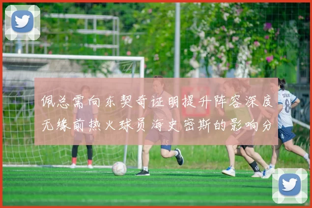 佩总需向东契奇证明提升阵容深度无缘前热火球员海史密斯的影响分析